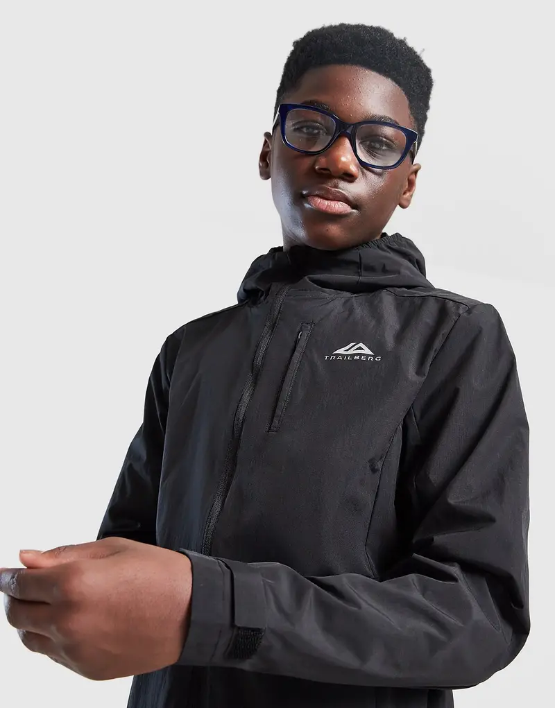 Giacca Impermeabile Leggera Cerro Junior, nero