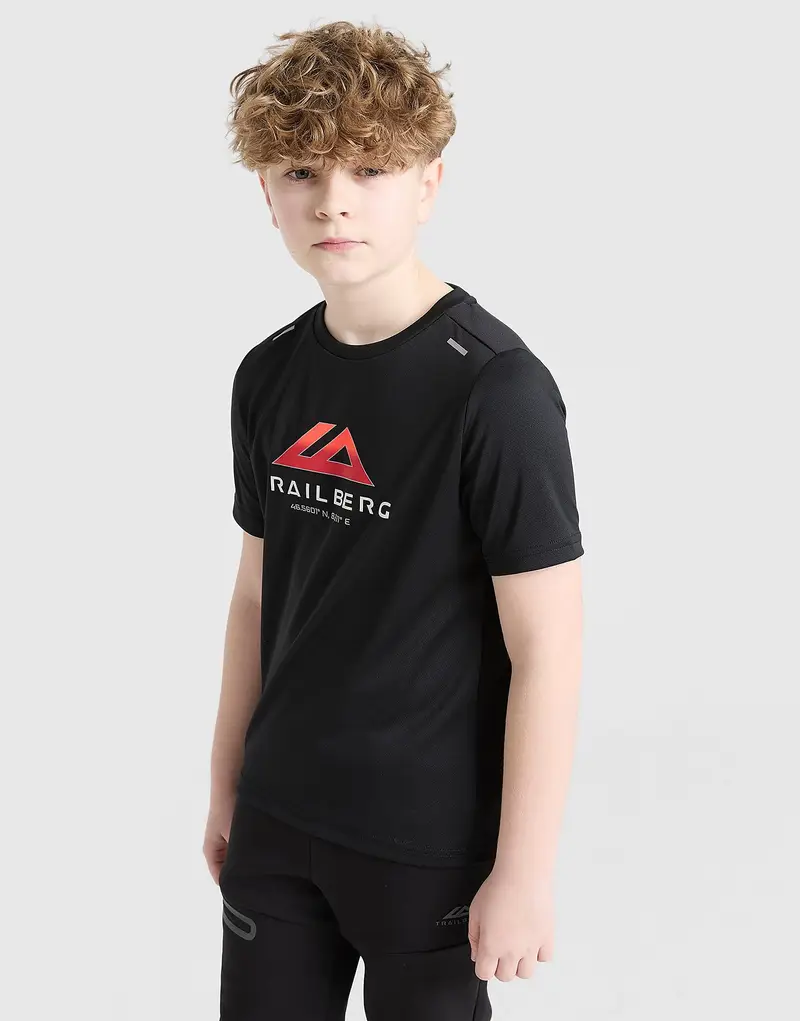 Interval Large Logo T-Shirt Junior, nero