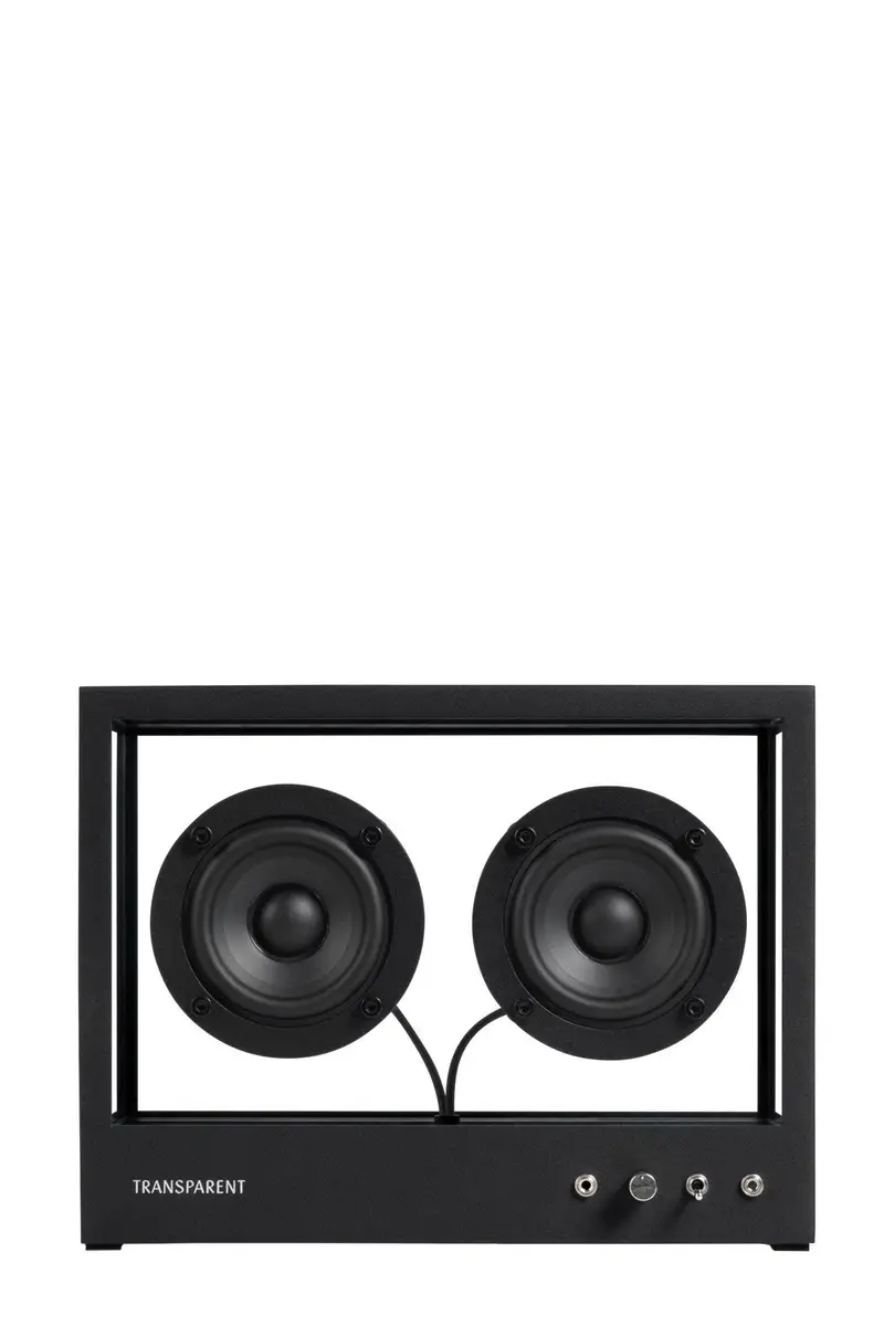 Altoparlante 'Small Transparent Speaker' Nero
