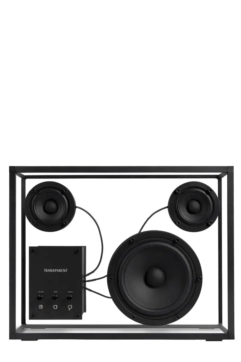 Altoparlante 'Transparent Speaker' Nero