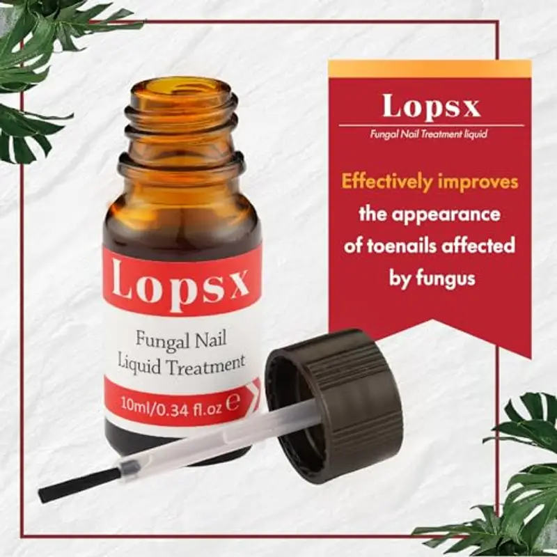 Trattamento Micosi Unghie Piedi Lopsx Antimicotico Unghie Piedi Funghi Unghie Piedi d'Atleta 10 ml miniatura 2