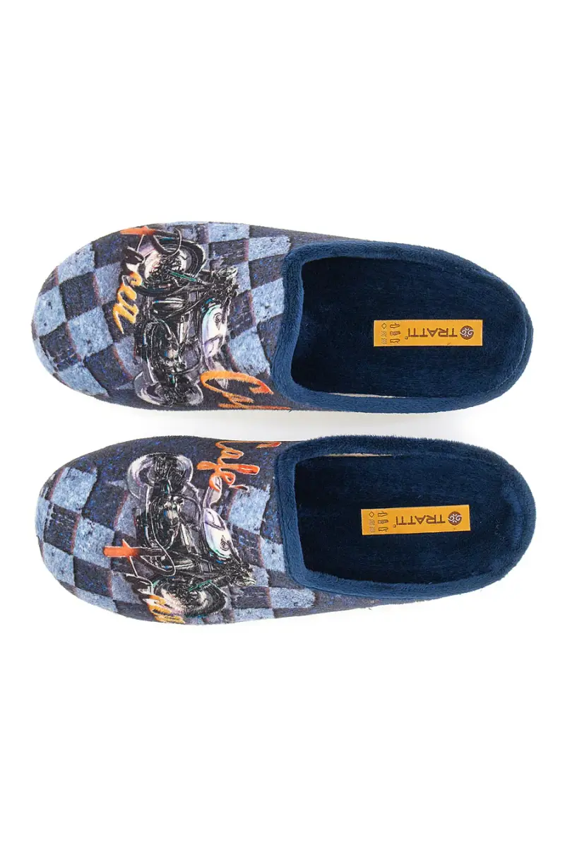 TRATTI Pantofole Blu 3824728 miniatura 5