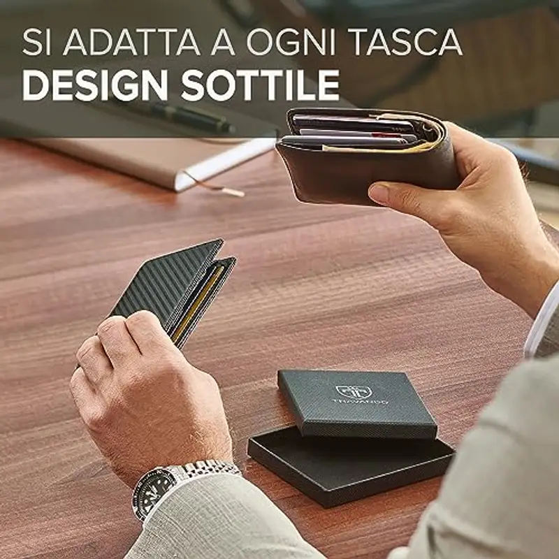 TRAVANDO Porta carte di credito Uomo 1516175 miniatura 3
