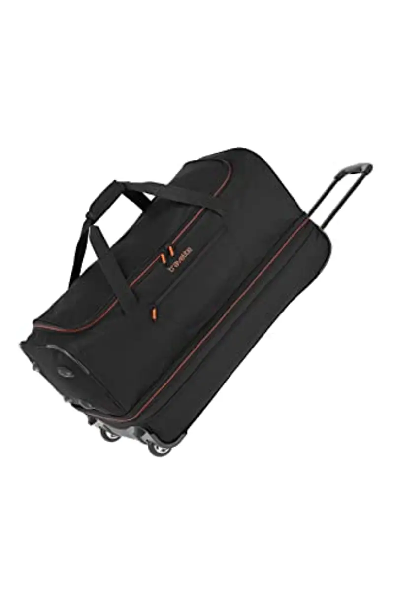 travelite trolley da stiva con ruote, valigia grande morbida, BASICS, trolley morbido con piega espandibile, 70 cm, 98-119 litri