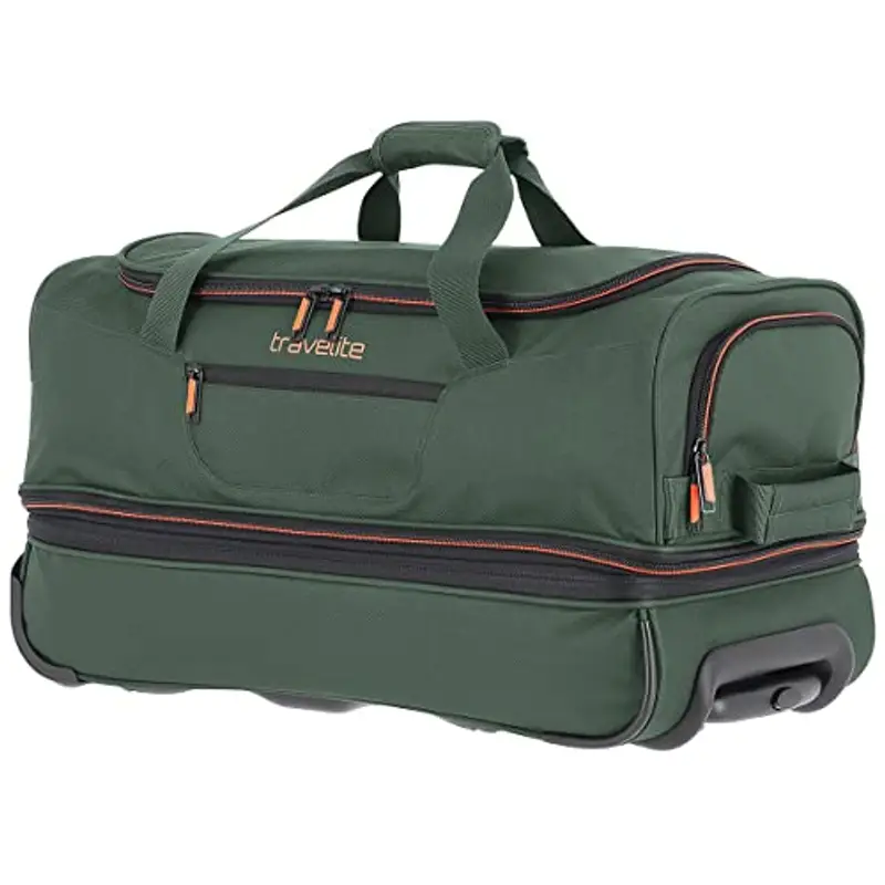 travelite trolley da viaggio con ruote misura media, espandibile, BASICS, trolley morbido per bagagli con ripiegamento espandibile, 55 cm, 51 - 64 litri miniatura 2