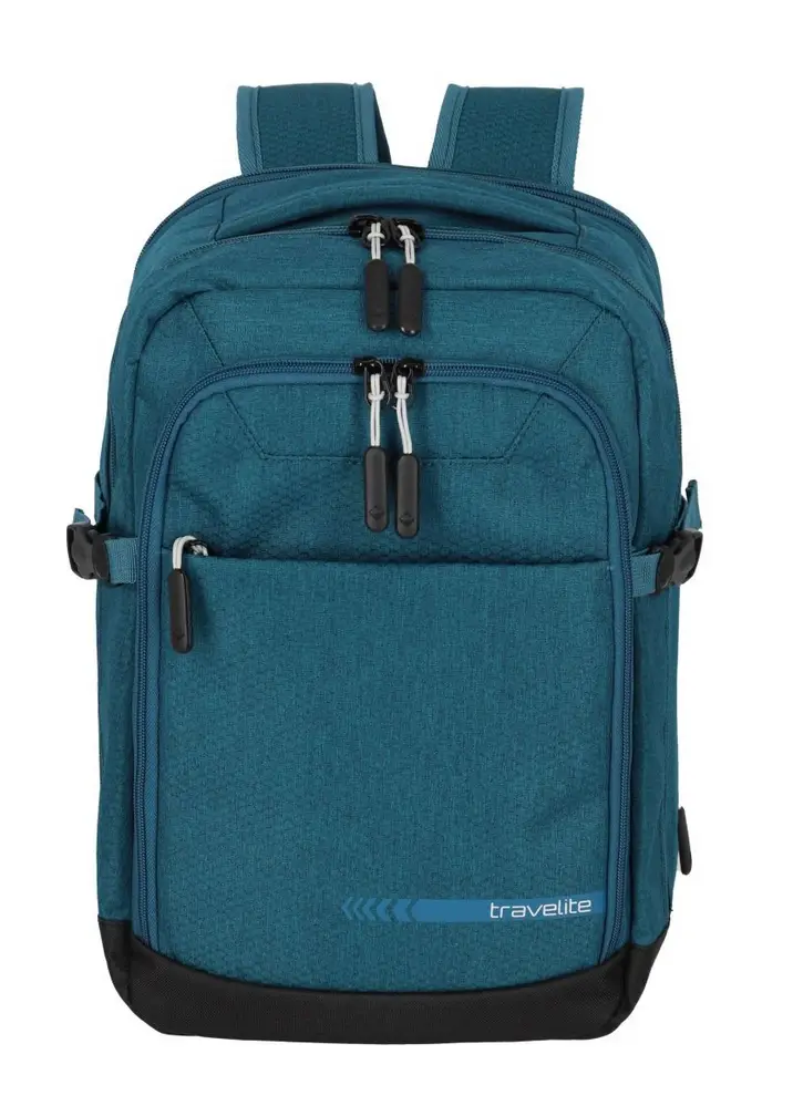 Zaino cabina Ryanair 40x20x25 Travelite Kick Off 6921 Petrolio