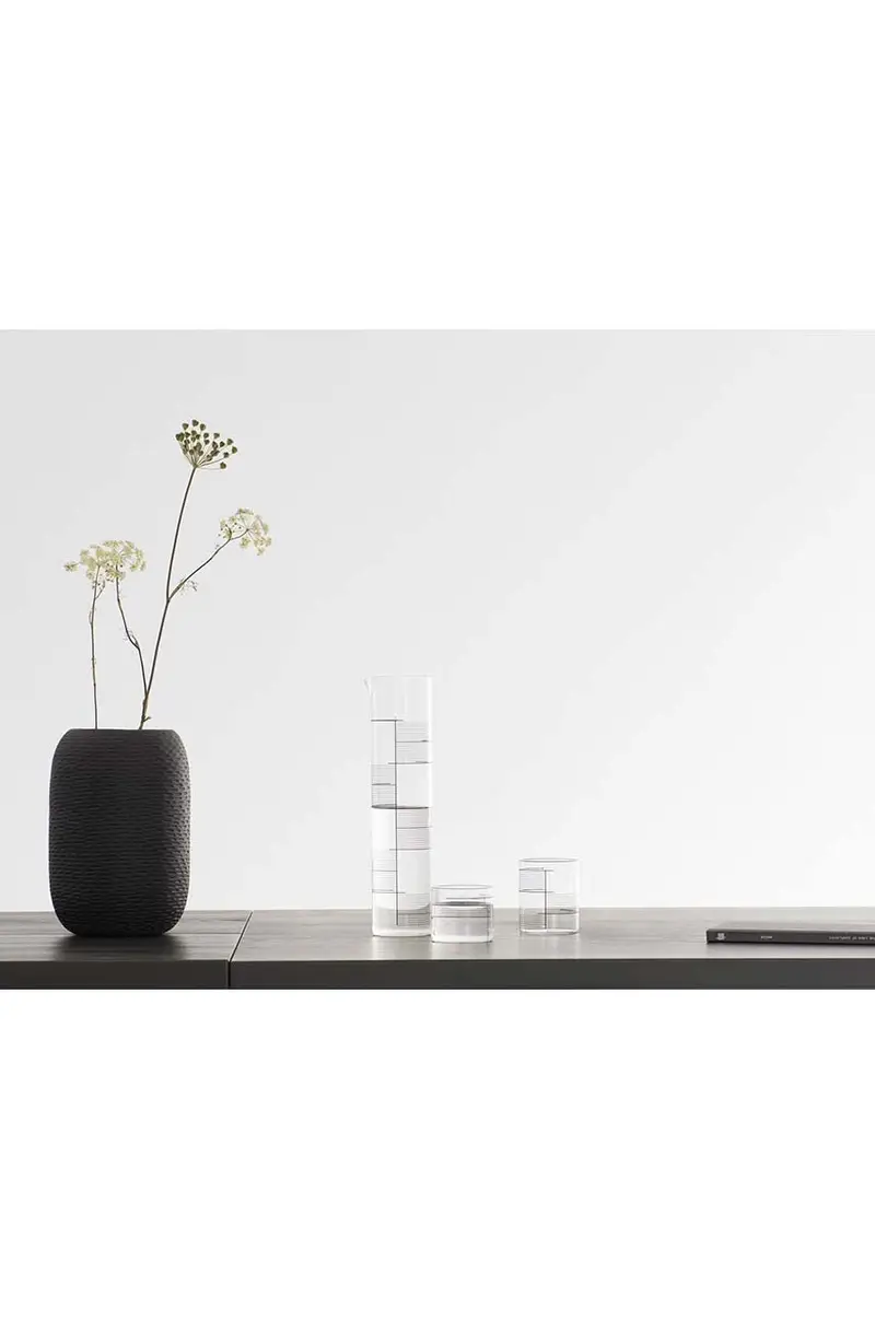 set bicchieri Square Stripes 200 ml pacco da 4 Transparente miniatura 5