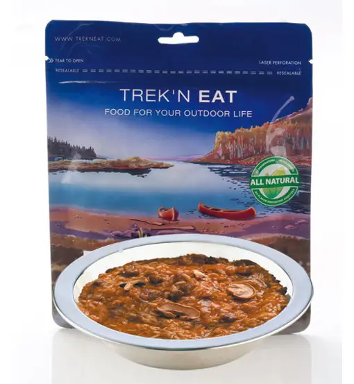 Manzo alla Stroganoff con Riso - Cibo per il trekking 648 kcal