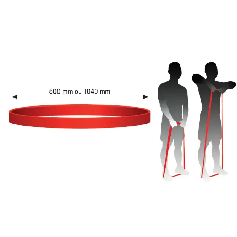 Banda elastica di resistenza 1 m x 32 mm x 4,5 mm