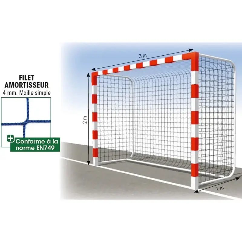 Filet ammortizzatore handball 4 mm MS Tremblay (x2)