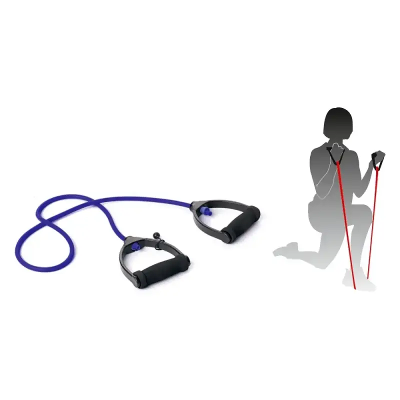 Tubo elastico con maniglie Tremblay a media resistenza