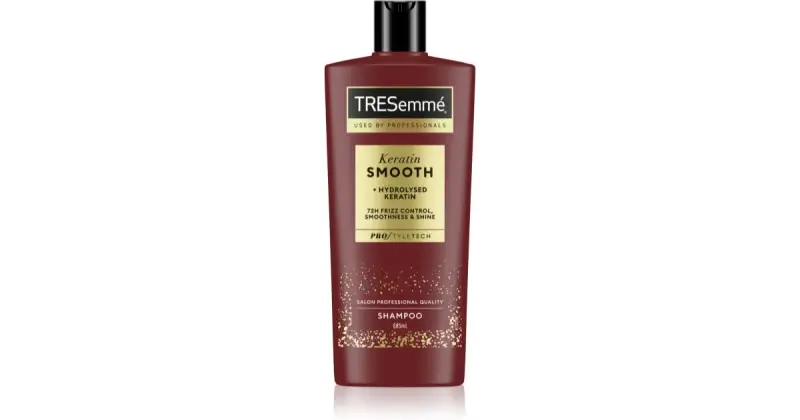 Keratin Smooth shampoo levigante per capelli ribelli e crespi 685 ml