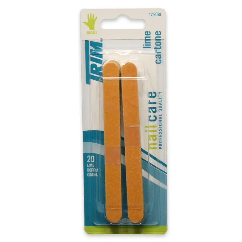 lime cartone 12 cm 20 pz. doppia grana