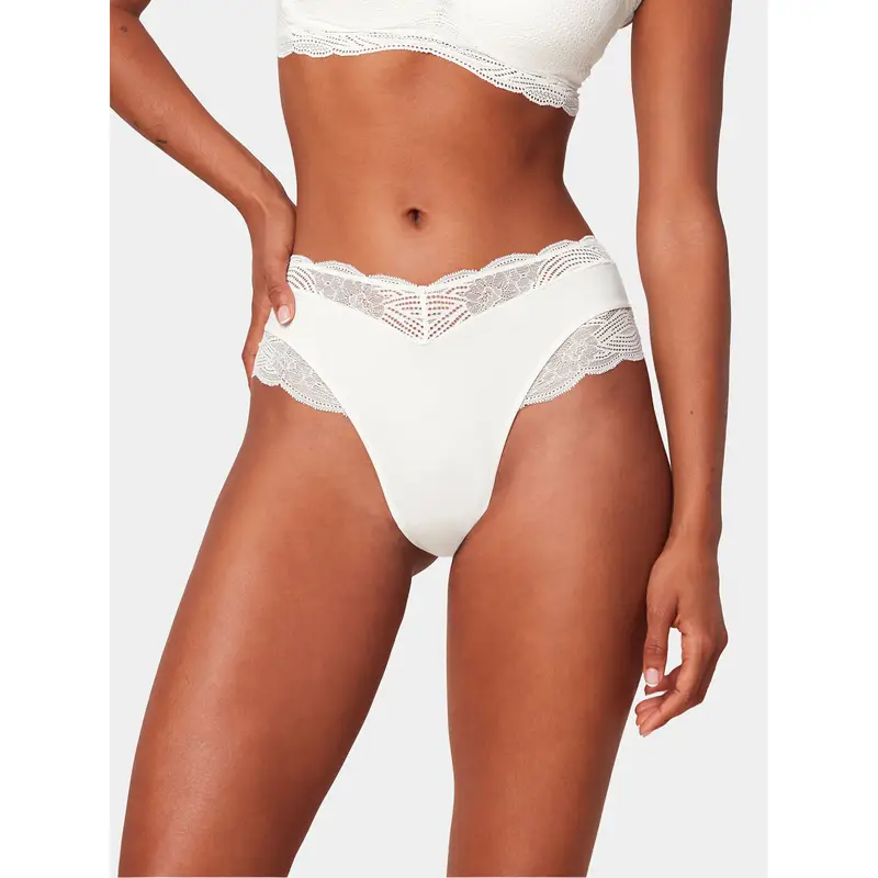 Culotte classiche Lift Smart Bandeau Maxi EX 10215945 Écru Écru