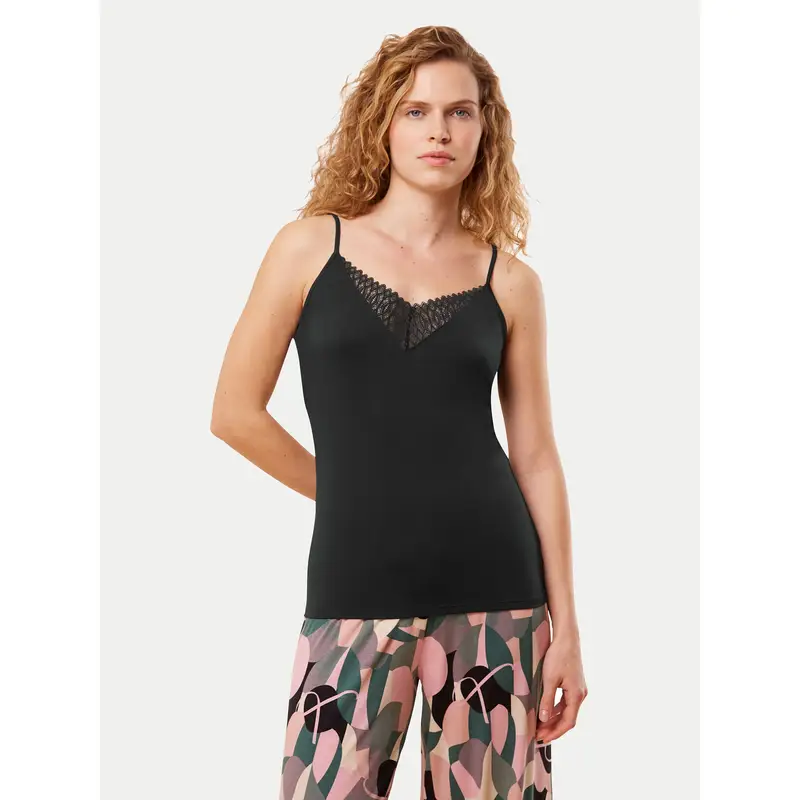 Maglietta del pigiama Aura Spotlight 10221405 Nero Regular Fit