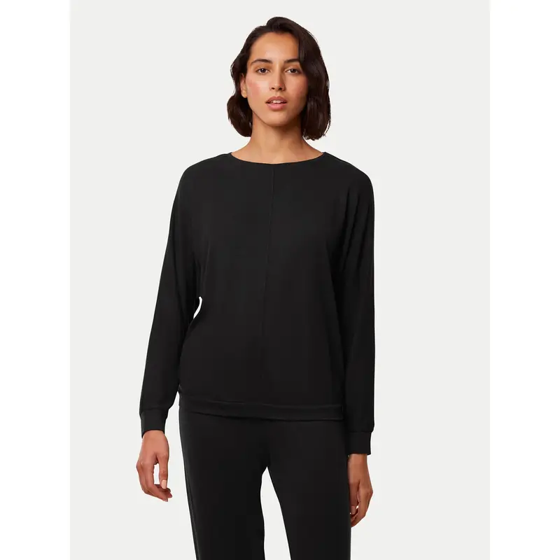 Maglietta del pigiama Cozy Comfort 10216538 Nero Regular Fit