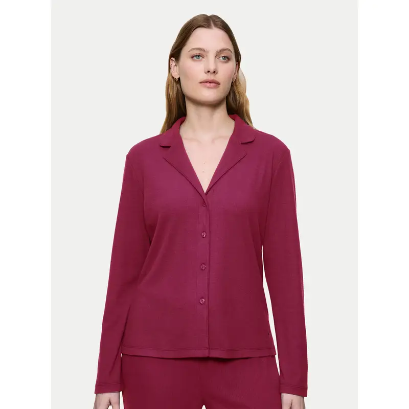 Maglietta del pigiama Mix&Match 10225047 Bordeaux Regular Fit