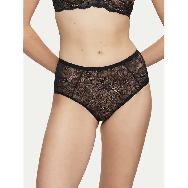 Mutande classiche a vita alta Amourette Charm 10198780 Nero