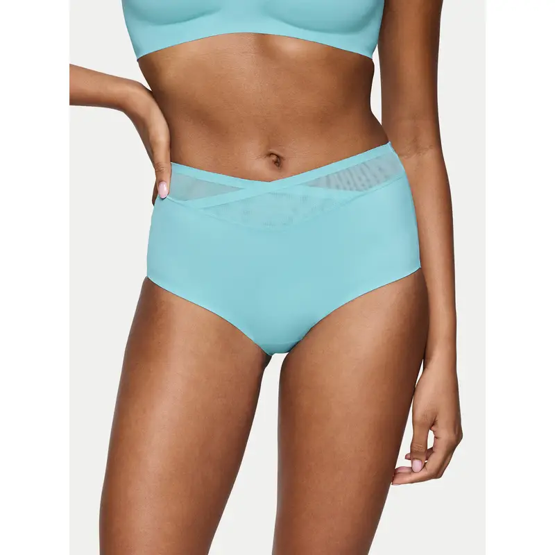 Mutande classiche a vita alta True Shape Sensation 10218231 Blu