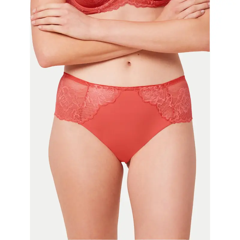 Mutande classiche a vita alta Wild Peony Florale 10209626 Rosa