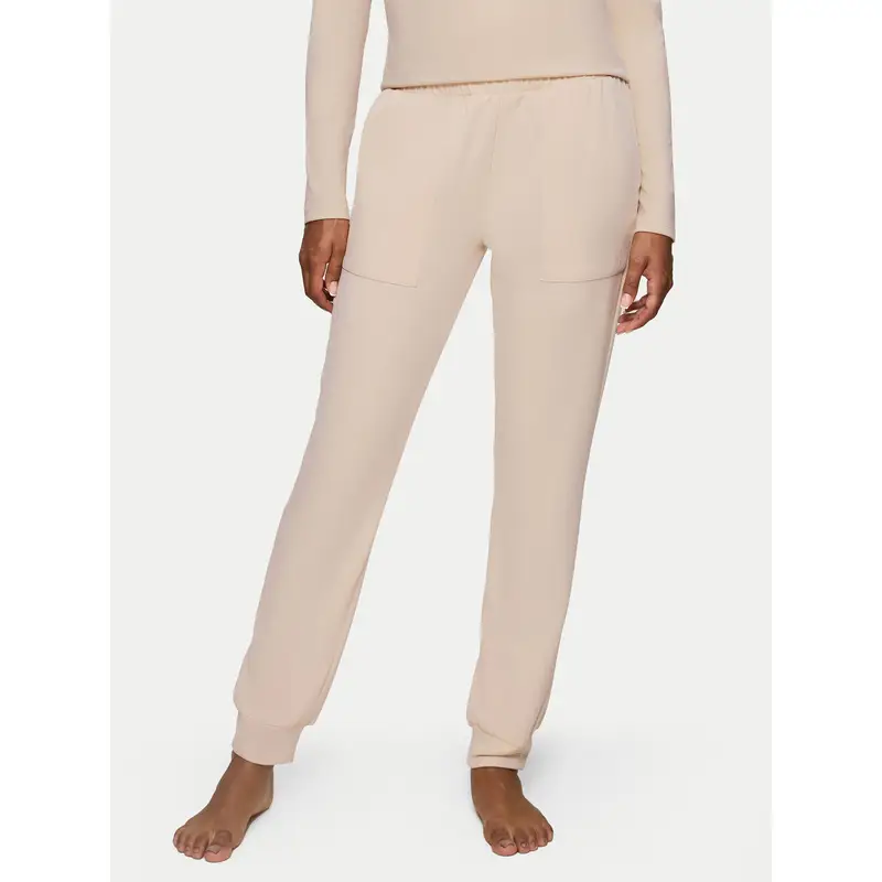 Pantalone del pigiama Smart Thermal 10221479 Beige Regular Fit