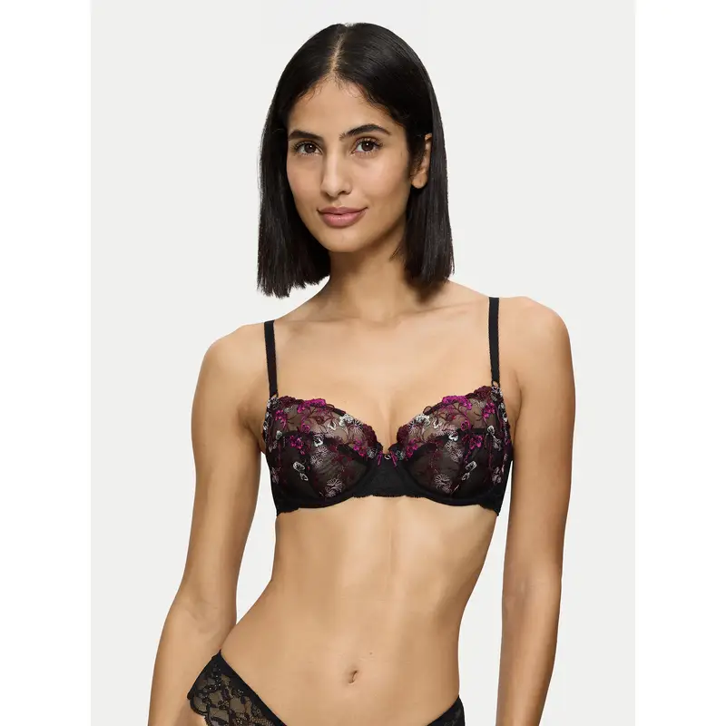 Reggiseno Balconette Sensual Spotlight 10219847 Nero