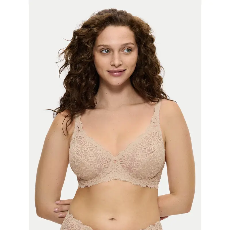 Reggiseno con ferretto Amourette 10209574 Beige