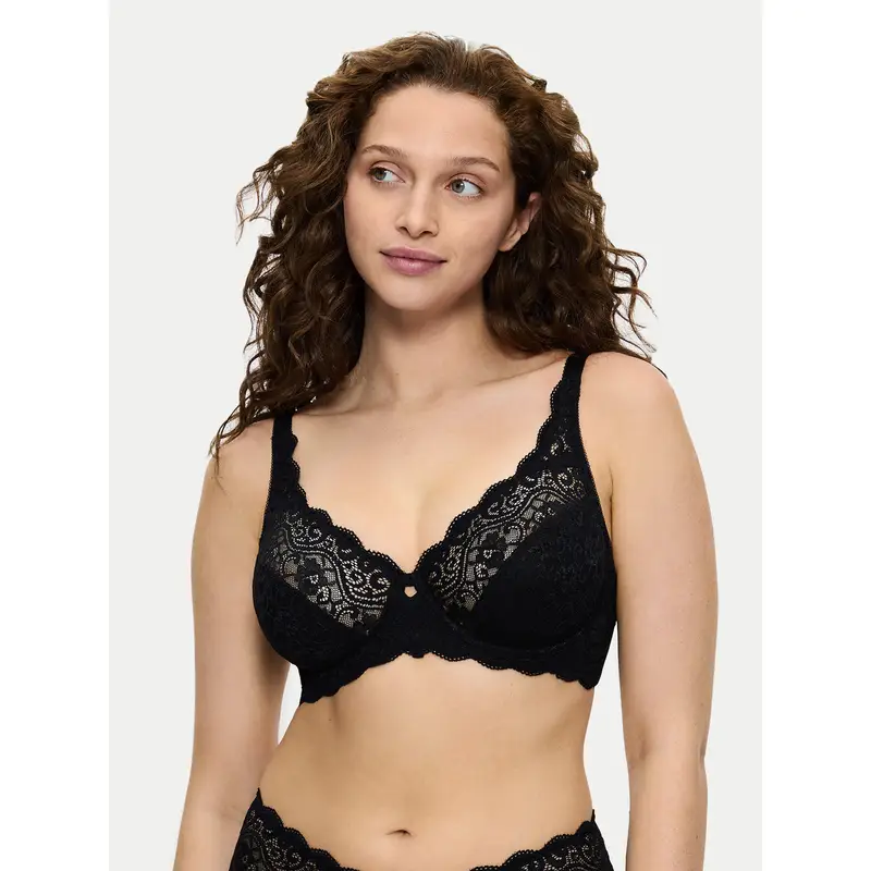 Reggiseno con ferretto Amourette 10209574 Nero