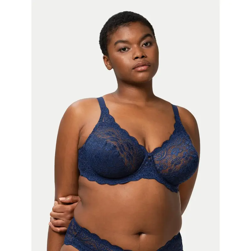 Reggiseno con ferretto Amourette 300 10166797 Blu scuro