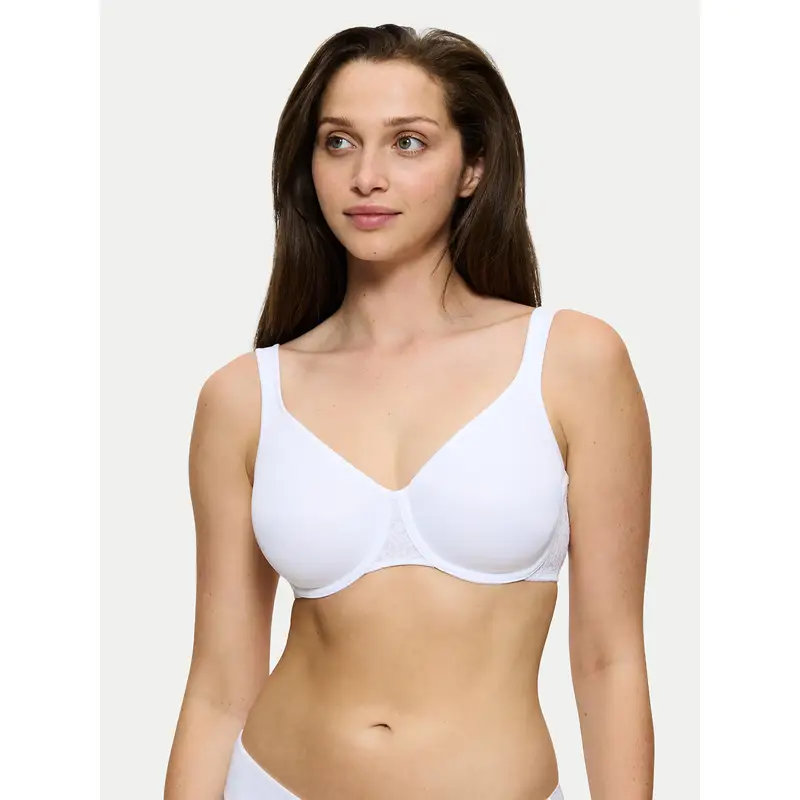 Reggiseno con ferretto Comfort Minimizer 10166827 Bianco
