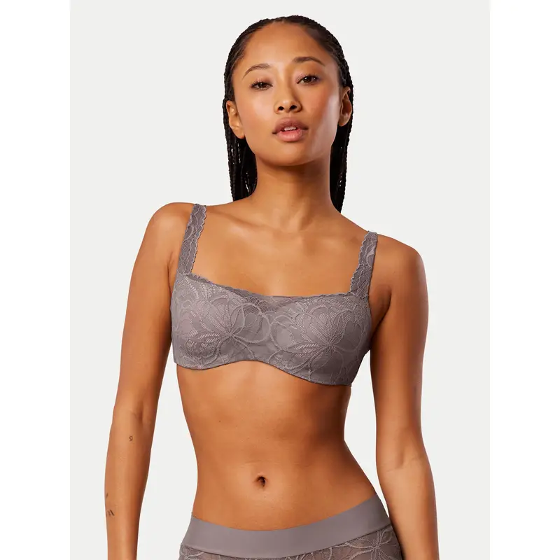 Reggiseno con ferretto Illusion 10219845 Grigio