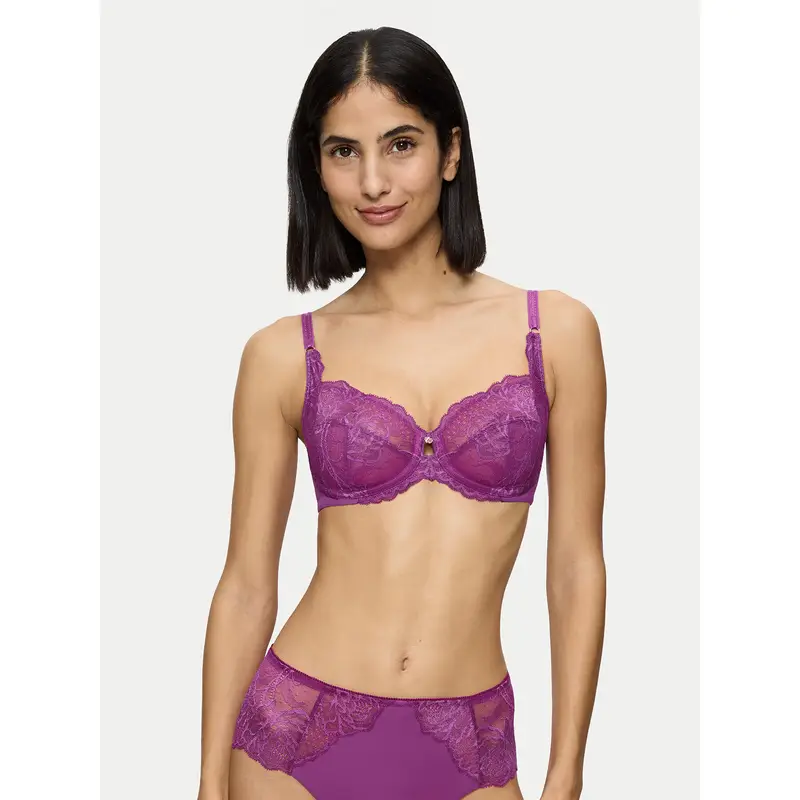 Reggiseno con ferretto Wild Peony Florale 10209608 Viola