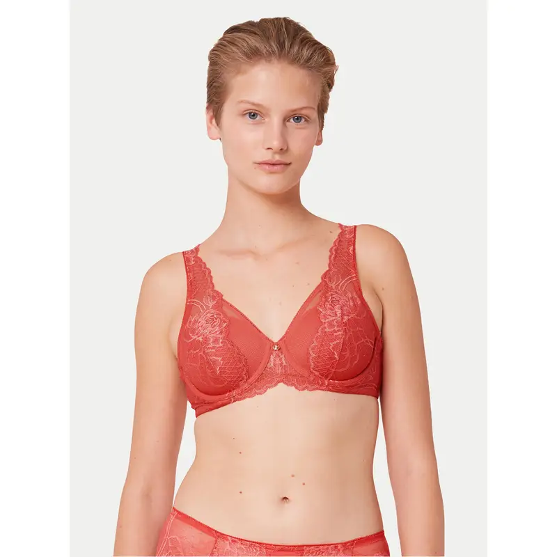 Reggiseno con ferretto Wild Peony Florale 10209627 Rosa