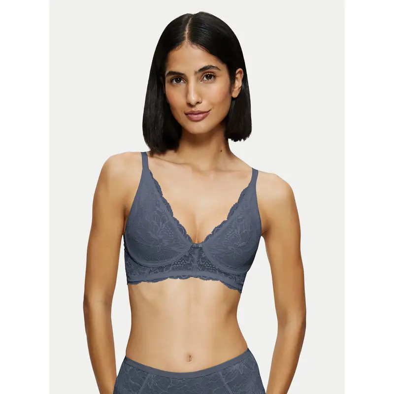 Reggiseno senza ferretto Amourette Charm 10214451 Blu