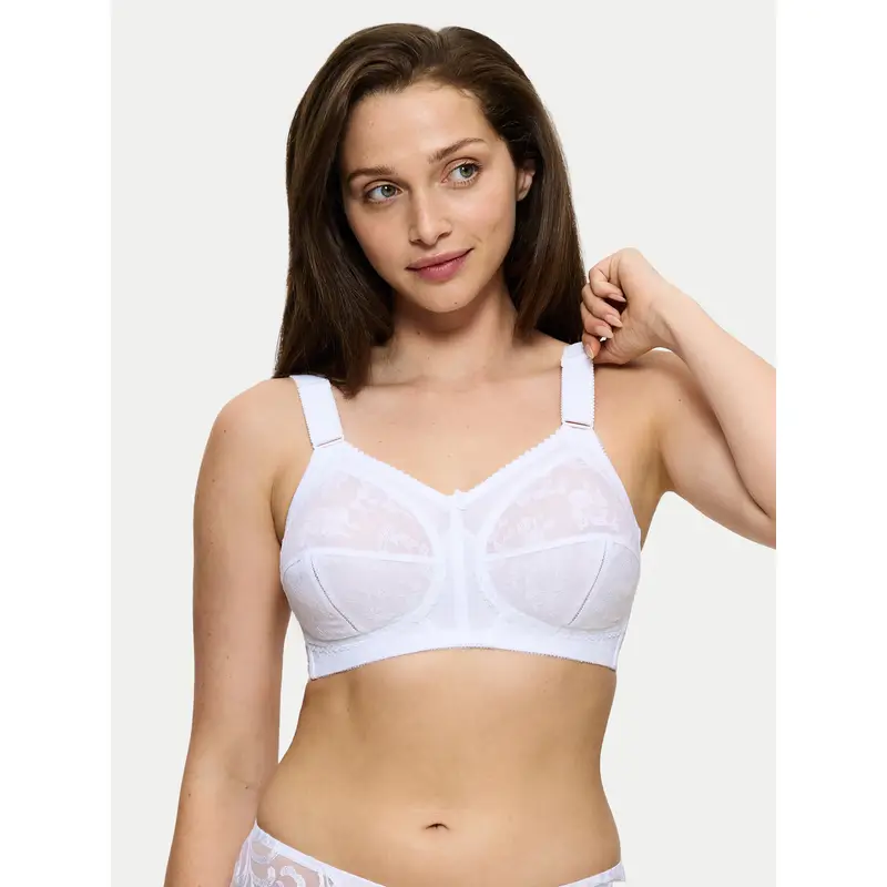 Reggiseno senza ferretto Doreen 10166213 Bianco