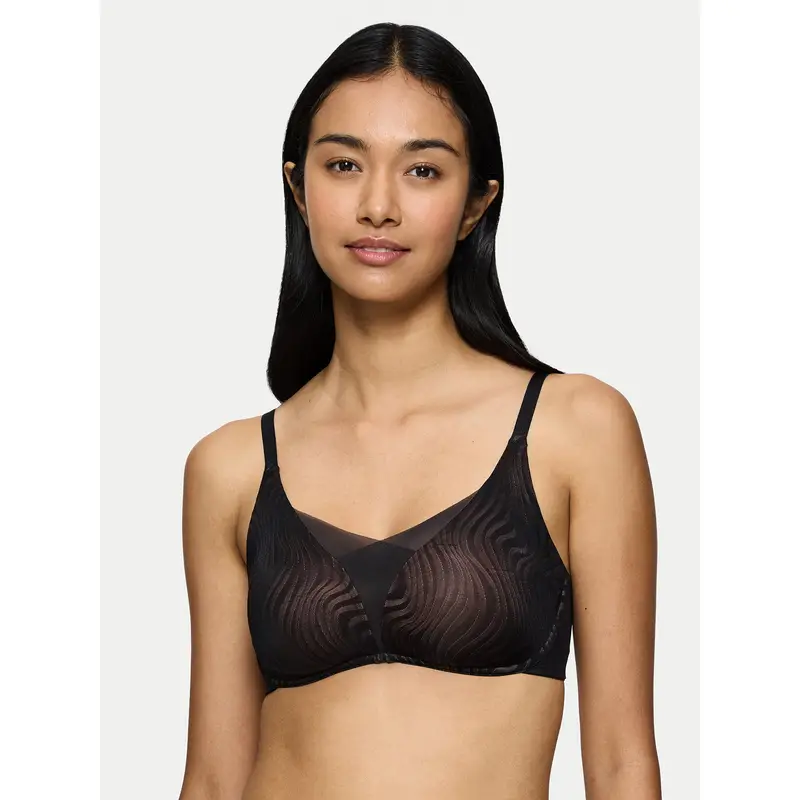 Reggiseno senza ferretto Shape Smart Ellipse 10222278 Nero