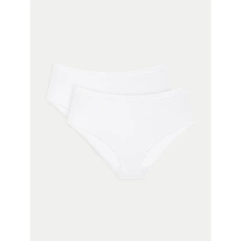 Set di mutandine classiche a vita alta Sense Of Modal 10224762 Bianco