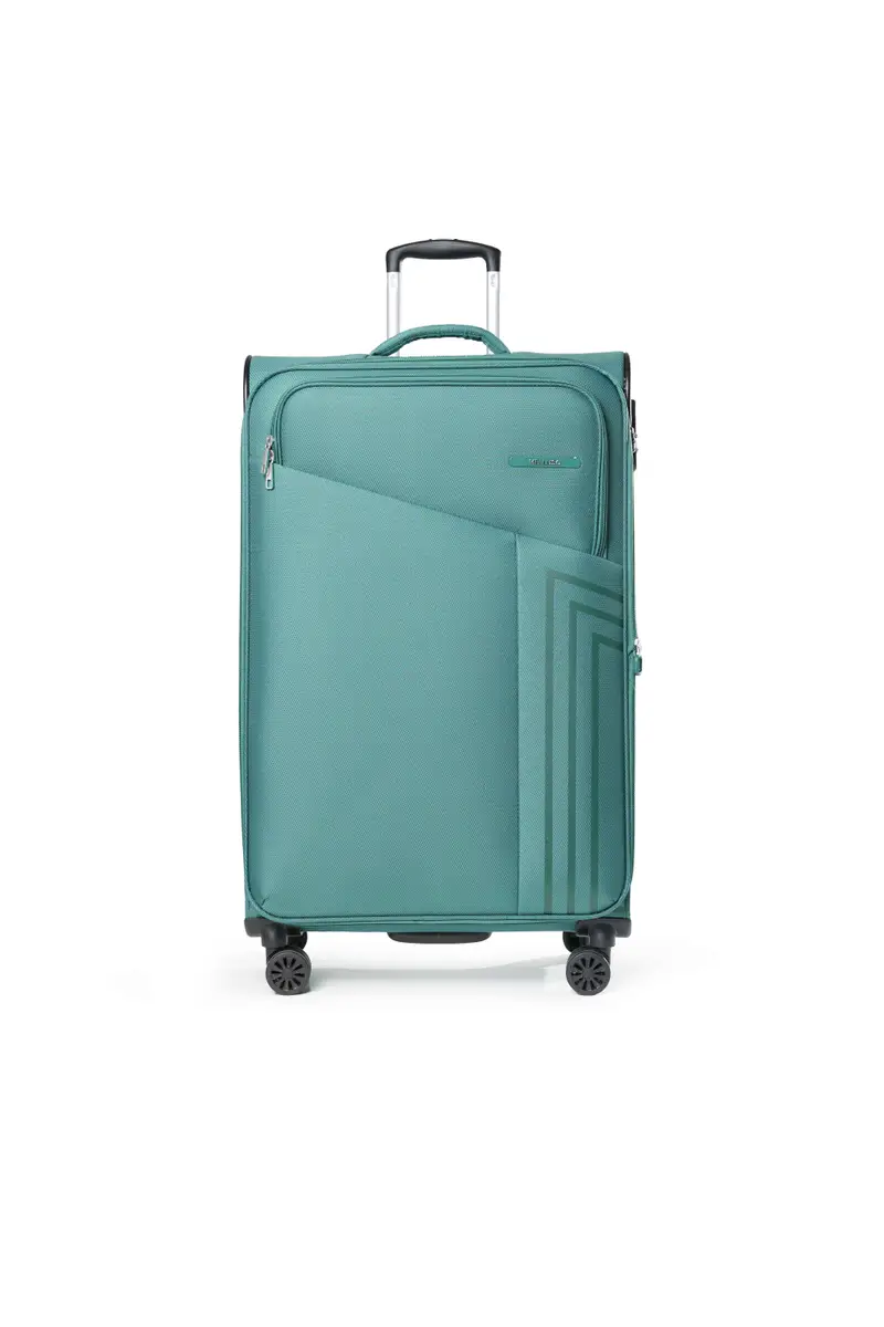 Trolley grande in tessuto green