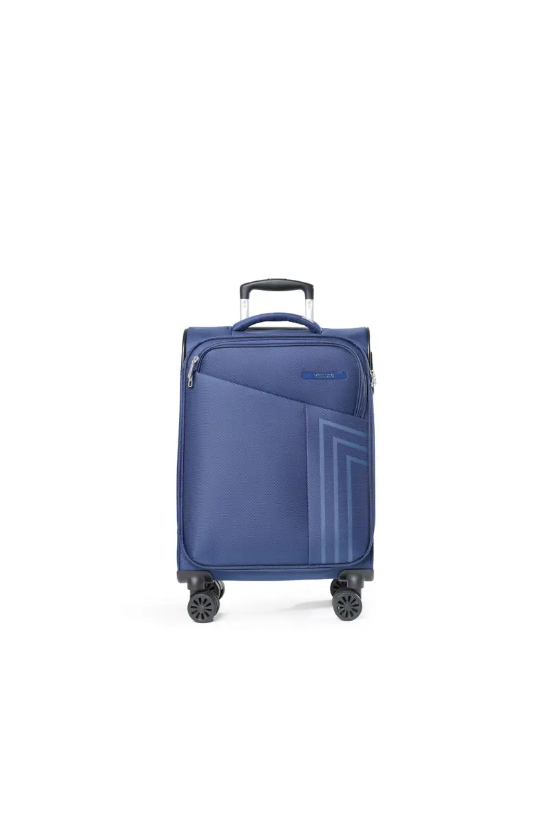 Trolley piccolo bagaglio a mano blu navy
