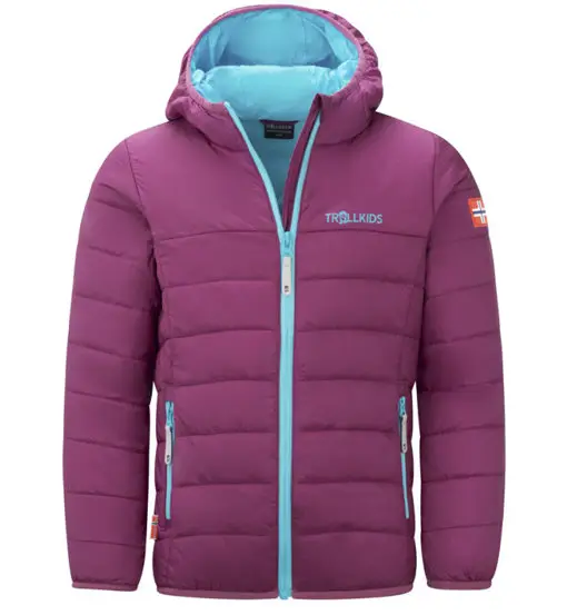 Eikefjord - giacca trekking - bambina Dark Pink