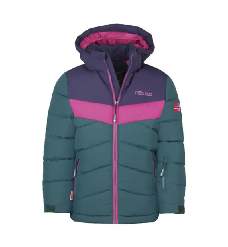 Girls Gryllefjord - giacca trekking - bambina Green