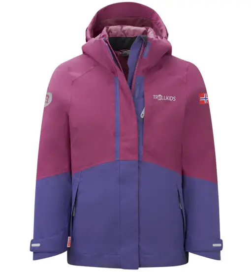 Girls Skanden 3in1 W- giacca hardshell - bambina Pink