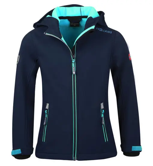 Girls Trollfjord - giacca softshell - bambina Blue