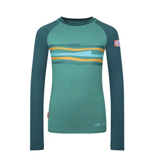 Kids Haukland - maglia maniche lunghe - bambino Green