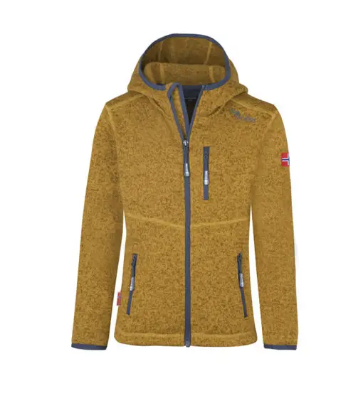 Kids Jondalen XT W - felpa in pile - bambino Dark Yellow