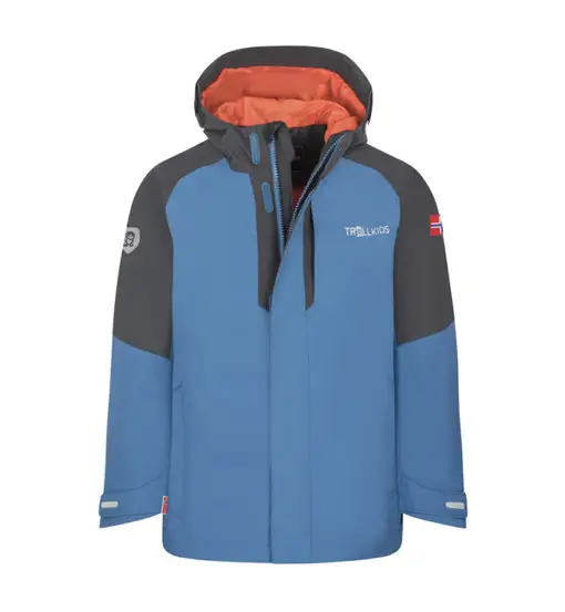 Kids Skanden 3in1- giacca hardshell - bambino Light Blue