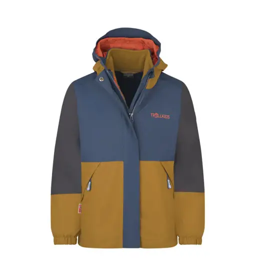 Kjerak 3in1 - giacca trekking - bambino Blue