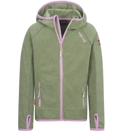 Sandefjord - felpa in pile - bambina Light Green