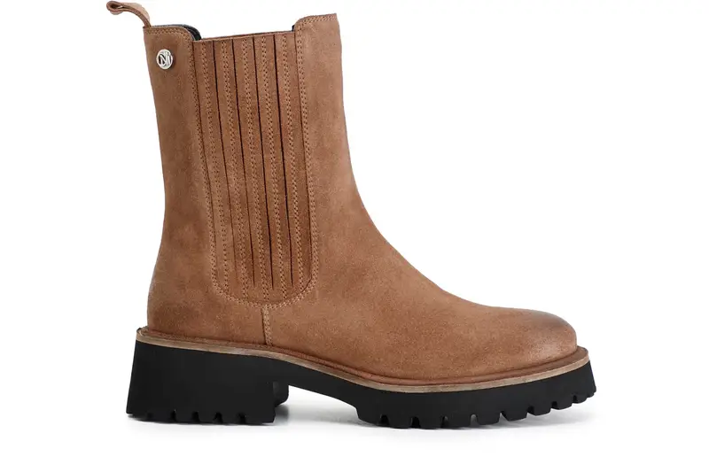 tronchetto donna in crosta con elastico biscotto 37