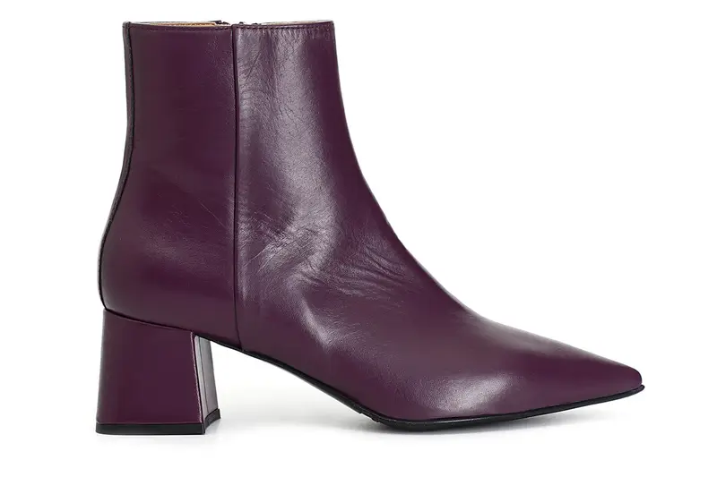 tronchetto donna in nappa viola 38